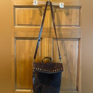 Patricia Nash Luzille Brown Suede Women's Bag